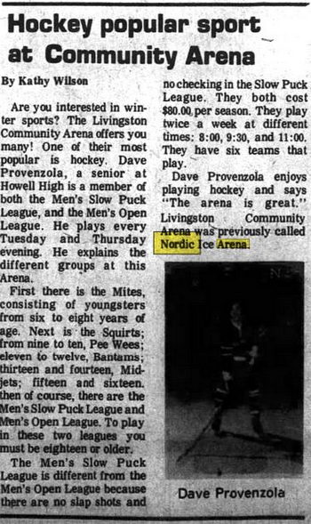Nordic Ice Arena - Mar 1978 Article (newer photo)